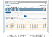 Check Staff Timesheets