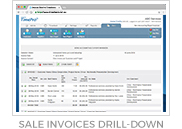 Sale Invoices Drill-down