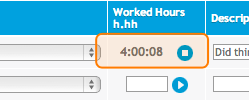 Time Entry Start/Stop Timers